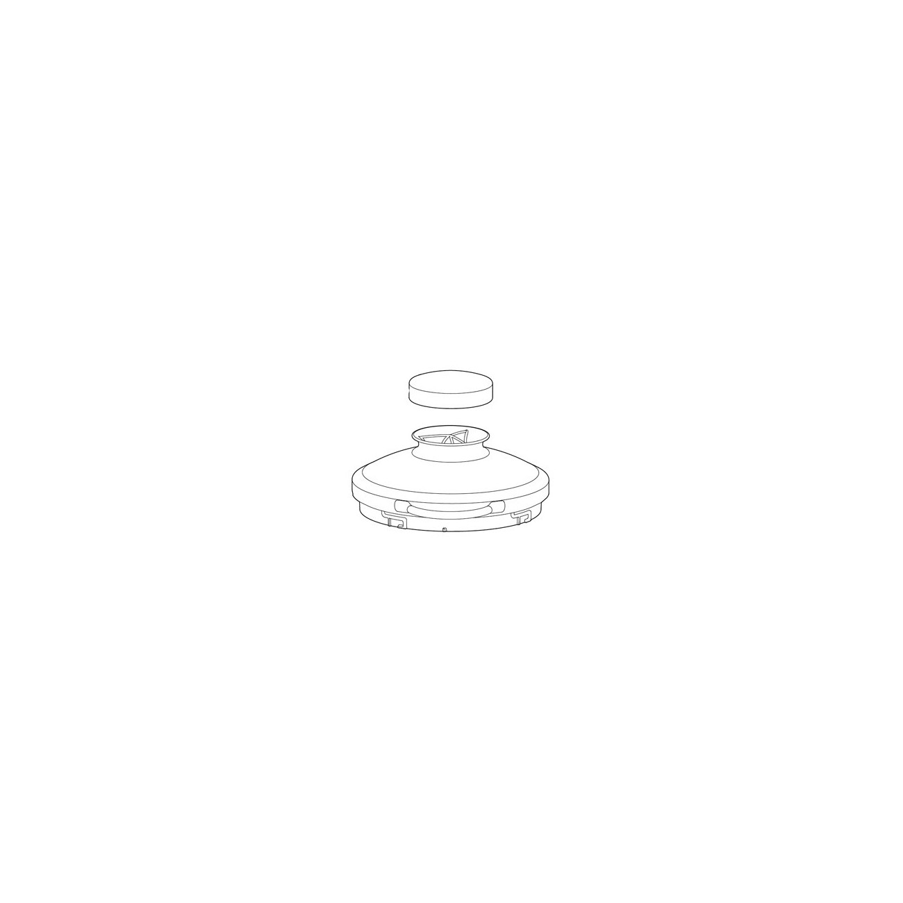 Glass Lid with Cap (Patissier)