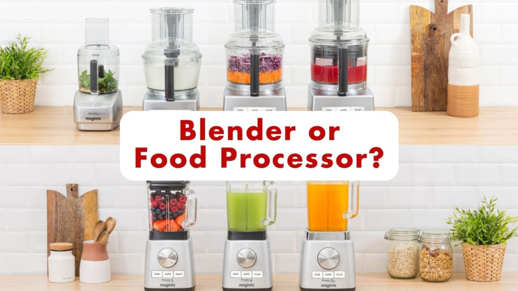 Food Processor vs. Blender: What's the Difference?